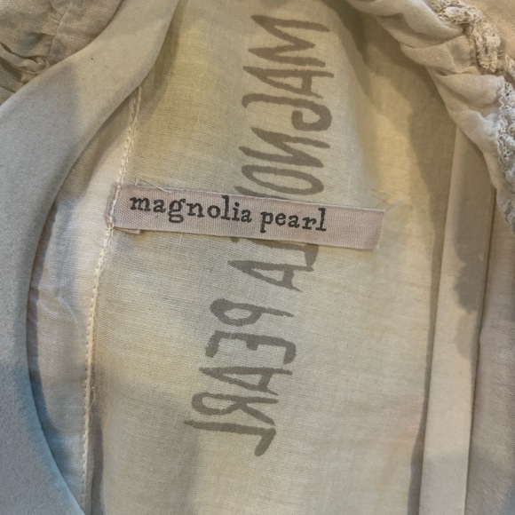 Magnolia Pearl Cream Poets Blouse - Picture 2 of 8